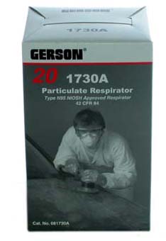 GPI GERSON FILTER MASK PKT 20 - G1730A 